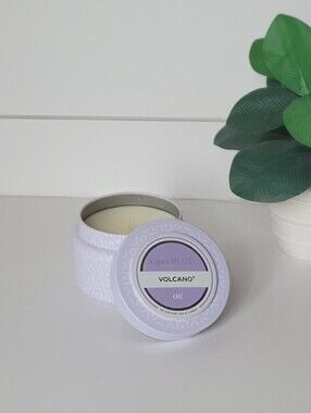 Capri Blue Volcano Sugar Citrus Scented Candle in Lavender Decorative Tin
